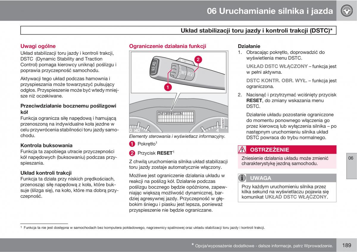 Volvo C30 instrukcja obslugi / page 191