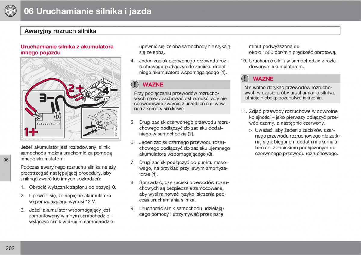 Volvo C30 instrukcja obslugi / page 204