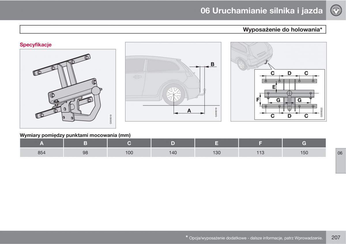 Volvo C30 instrukcja obslugi / page 209