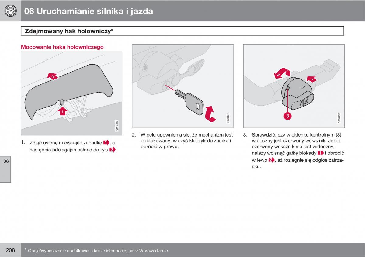 Volvo C30 instrukcja obslugi / page 210