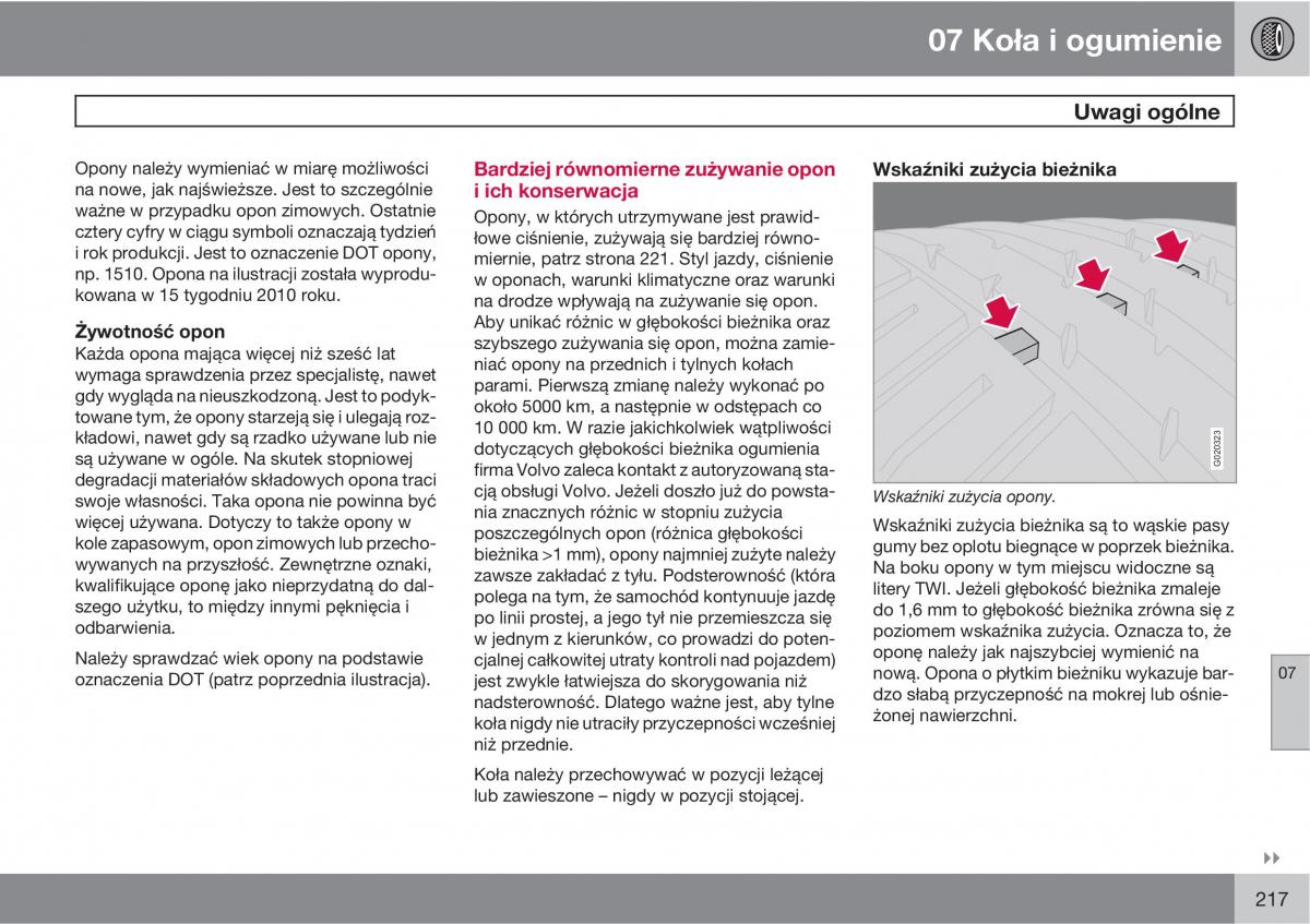 Volvo C30 instrukcja obslugi / page 219