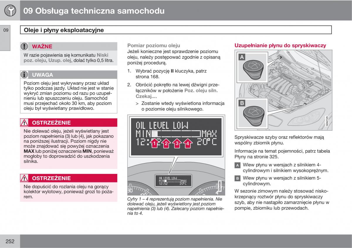 Volvo C30 instrukcja obslugi / page 254