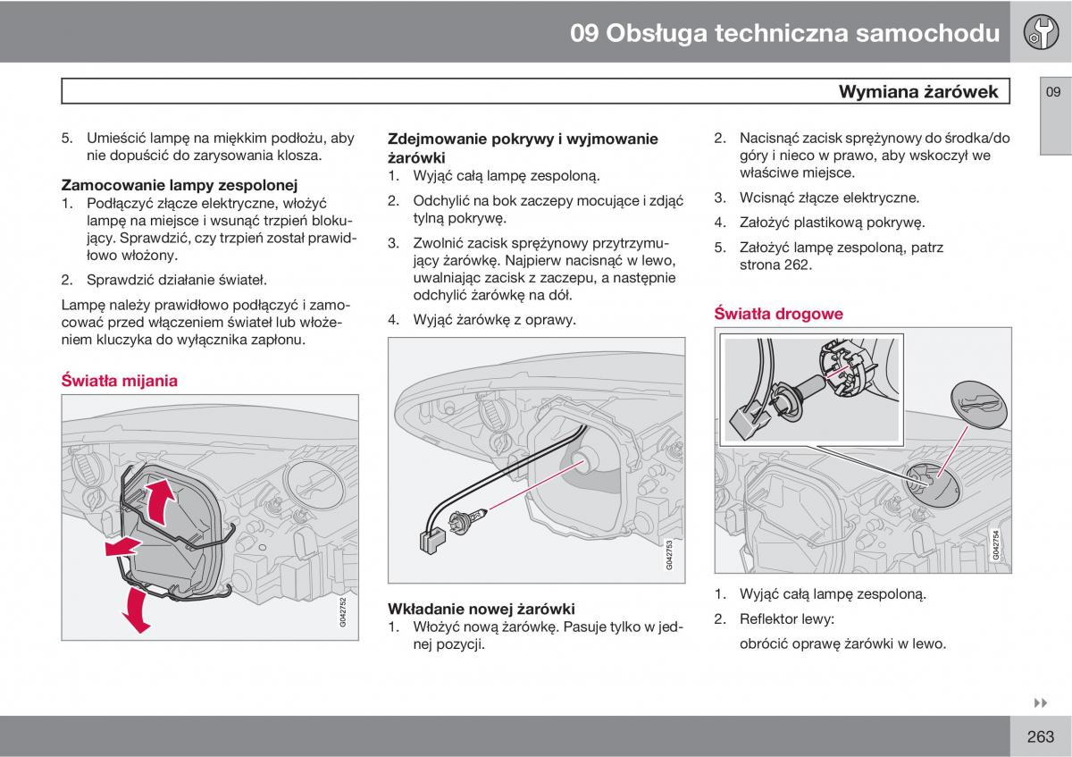 Volvo C30 instrukcja obslugi / page 265