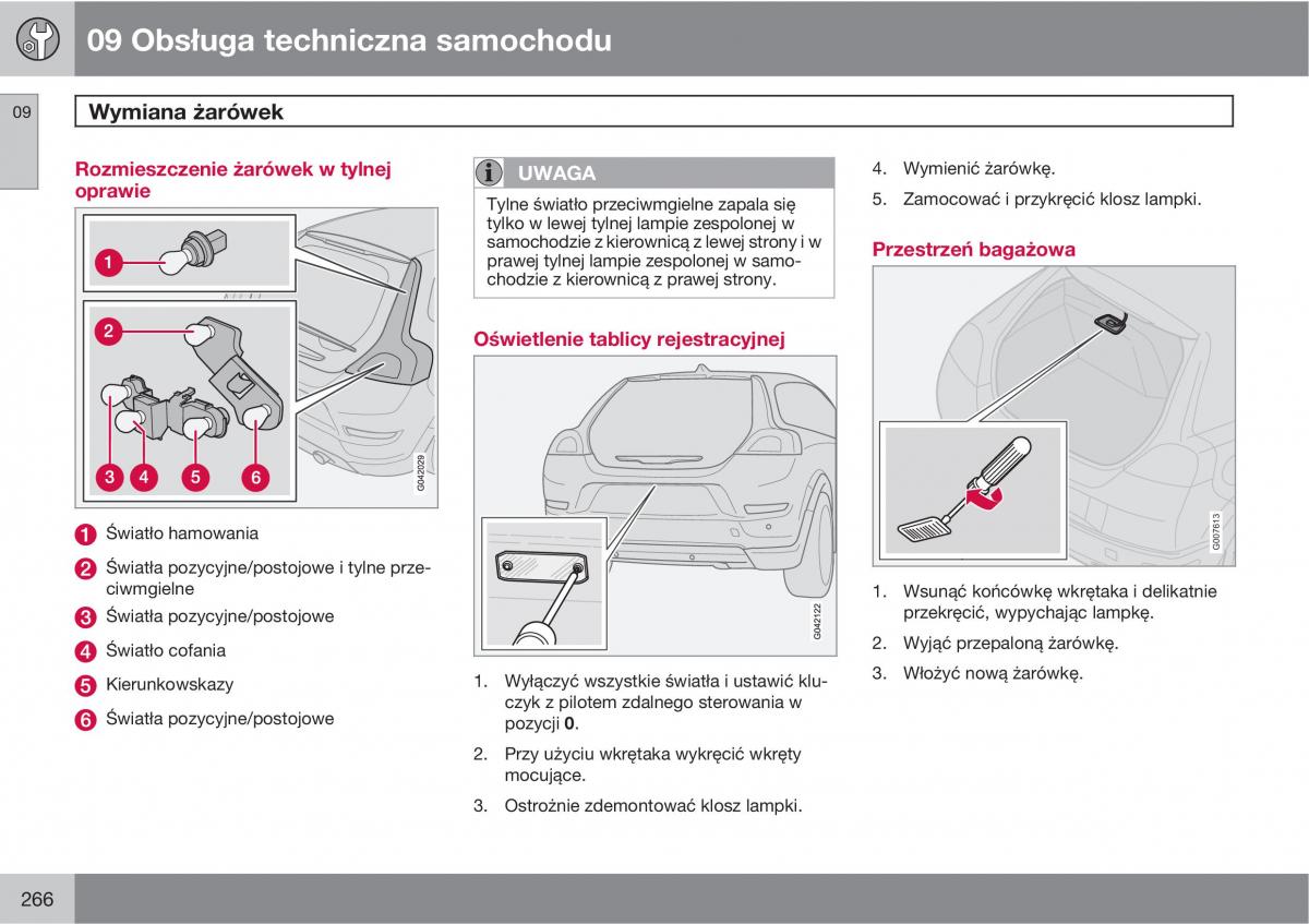 Volvo C30 instrukcja obslugi / page 268