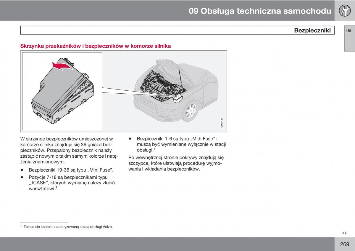 Volvo C30 instrukcja obslugi / page 271