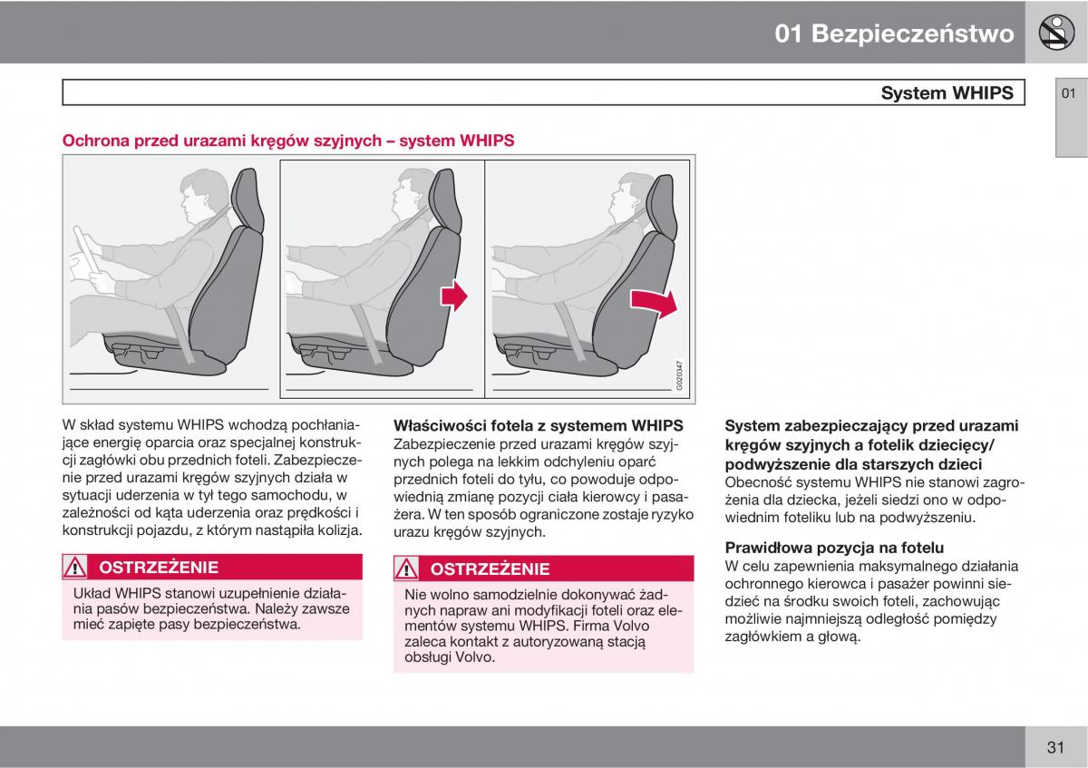 Volvo C30 instrukcja obslugi / page 33