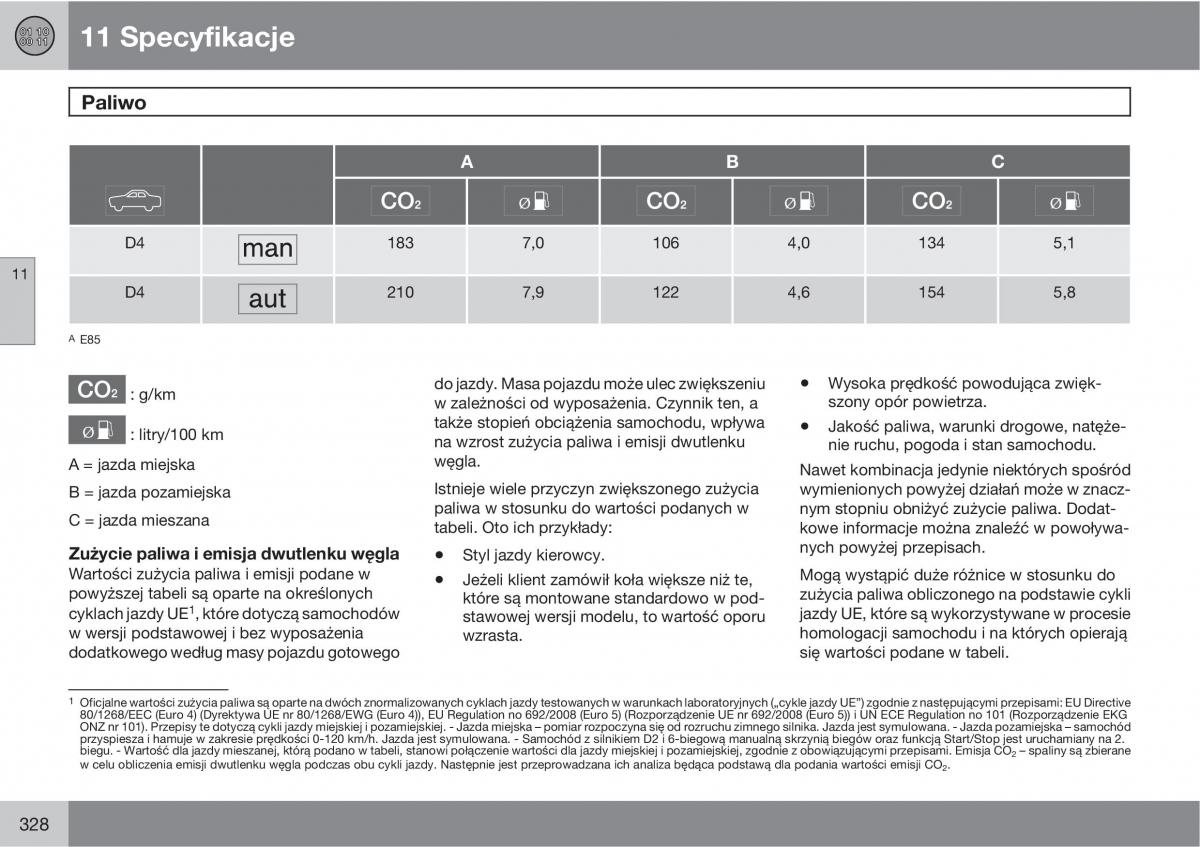 Volvo C30 instrukcja obslugi / page 330