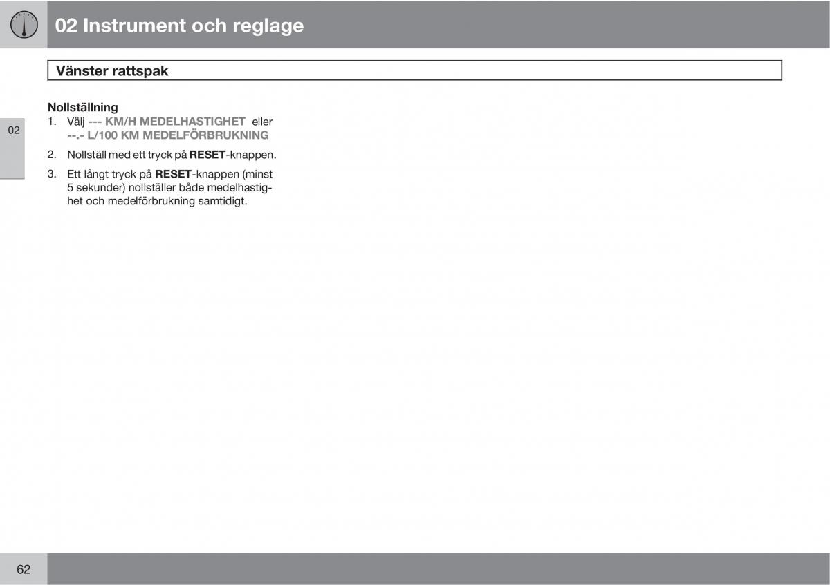 Volvo C30 instruktionsbok / page 64