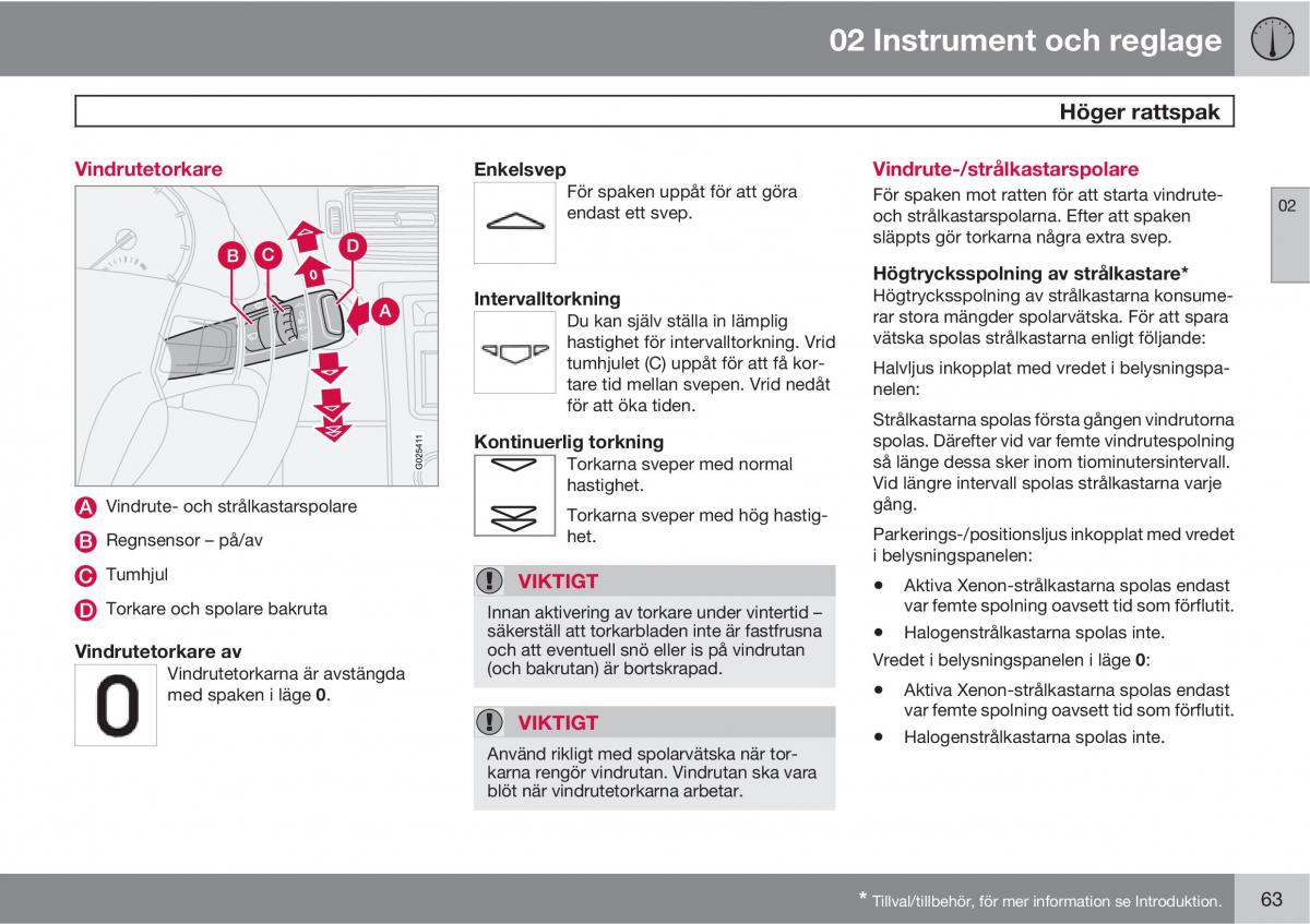 Volvo C30 instruktionsbok / page 65