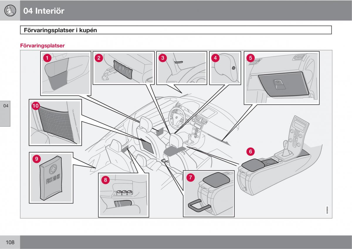 Volvo C30 instruktionsbok / page 110