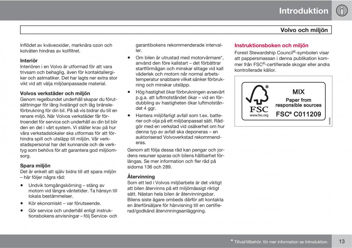 Volvo C30 instruktionsbok / page 15