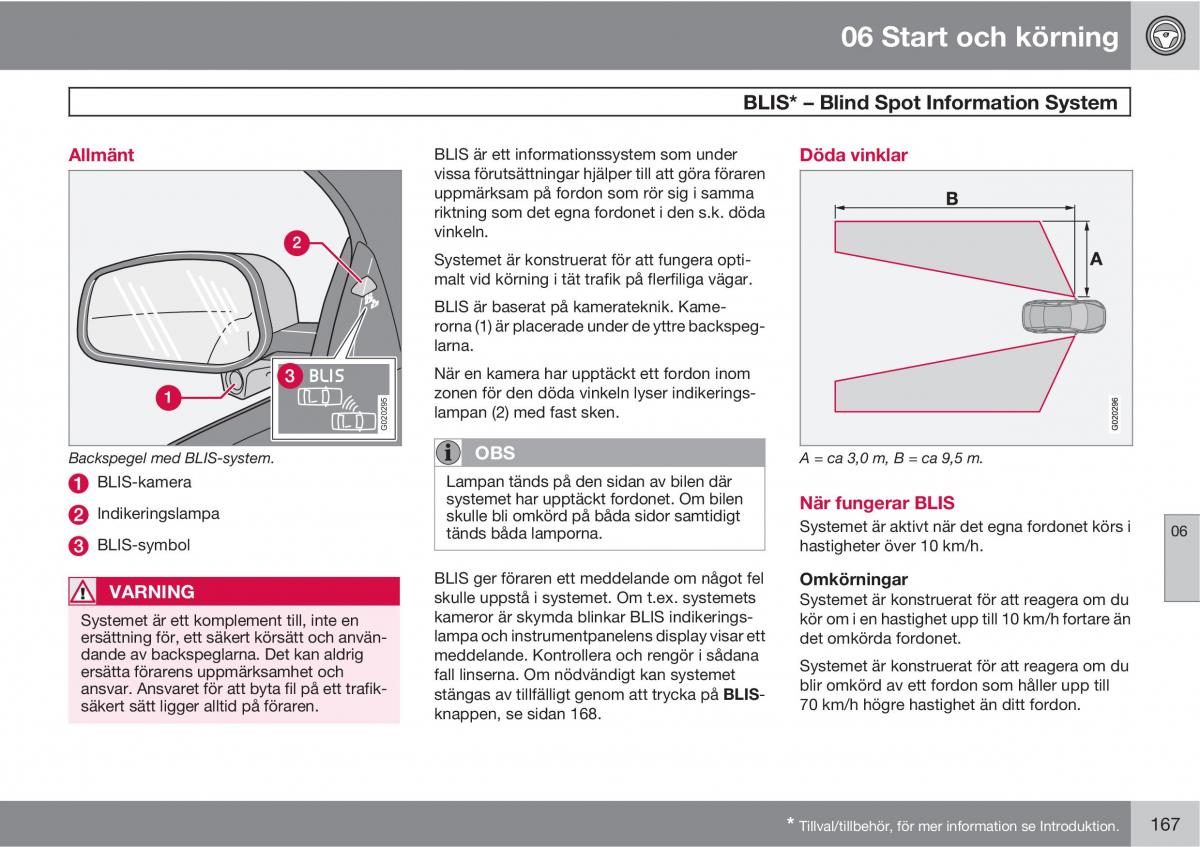 Volvo C30 instruktionsbok / page 169