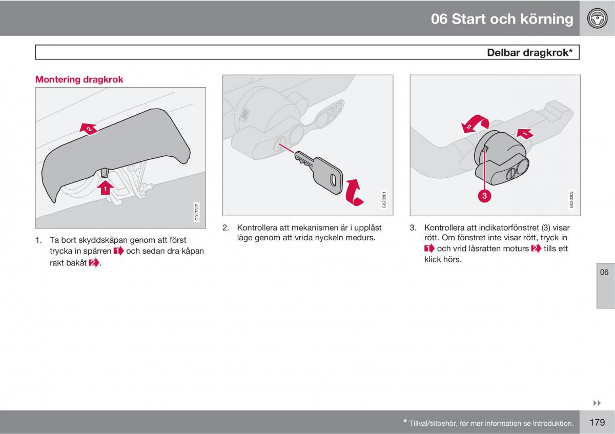 Volvo C30 instruktionsbok / page 181