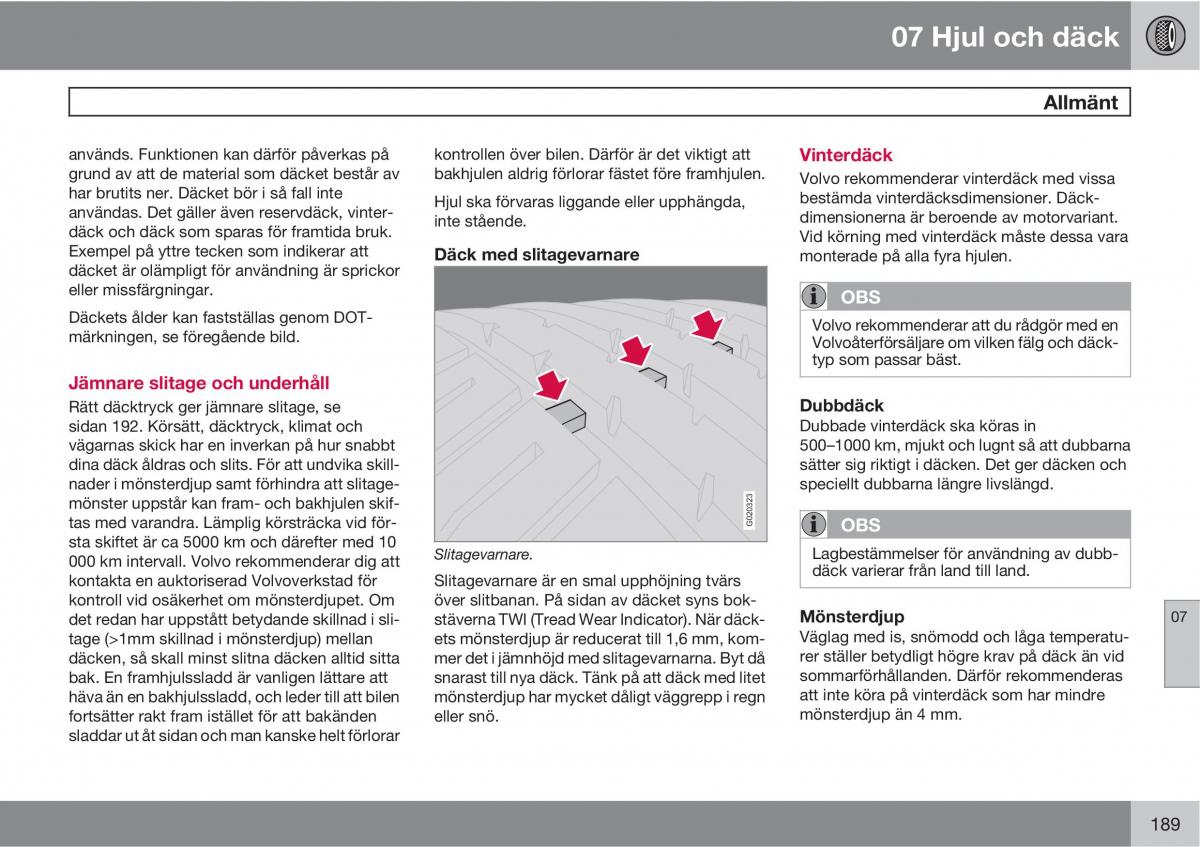 Volvo C30 instruktionsbok / page 191