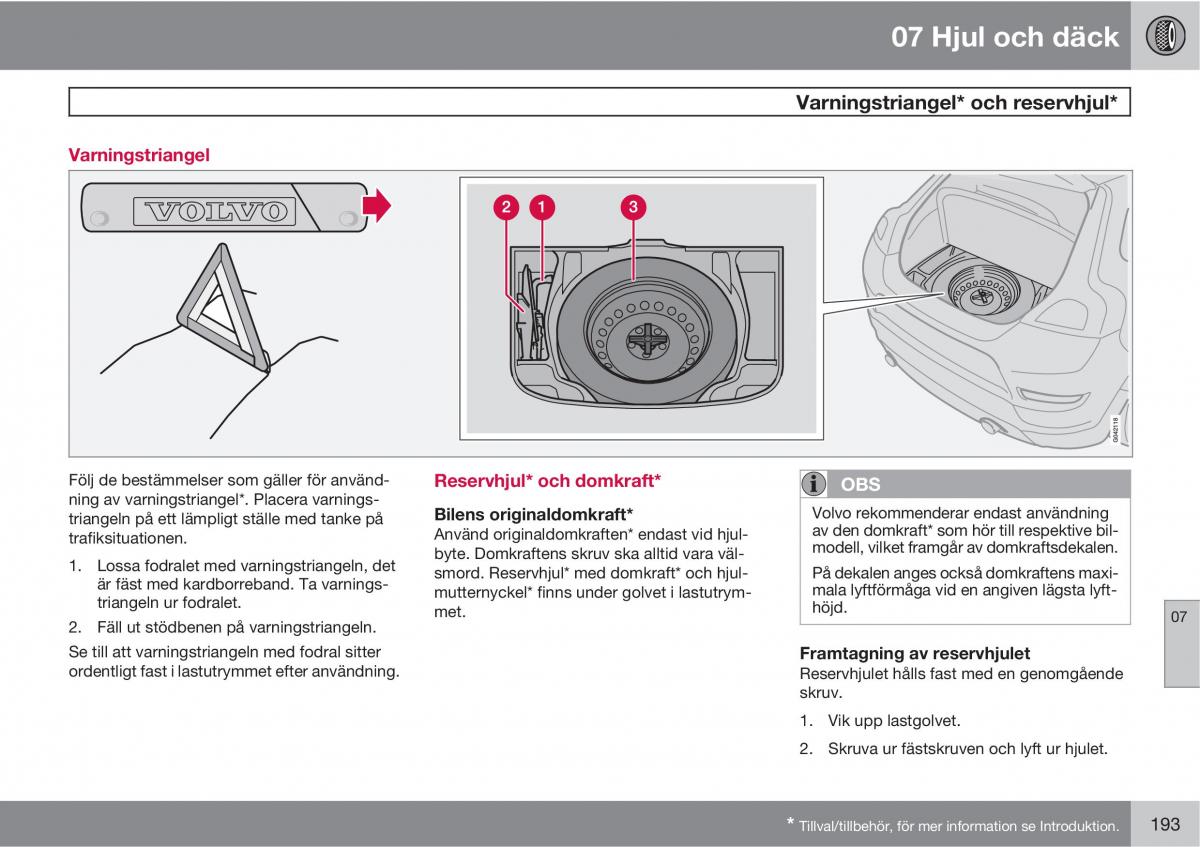 Volvo C30 instruktionsbok / page 195