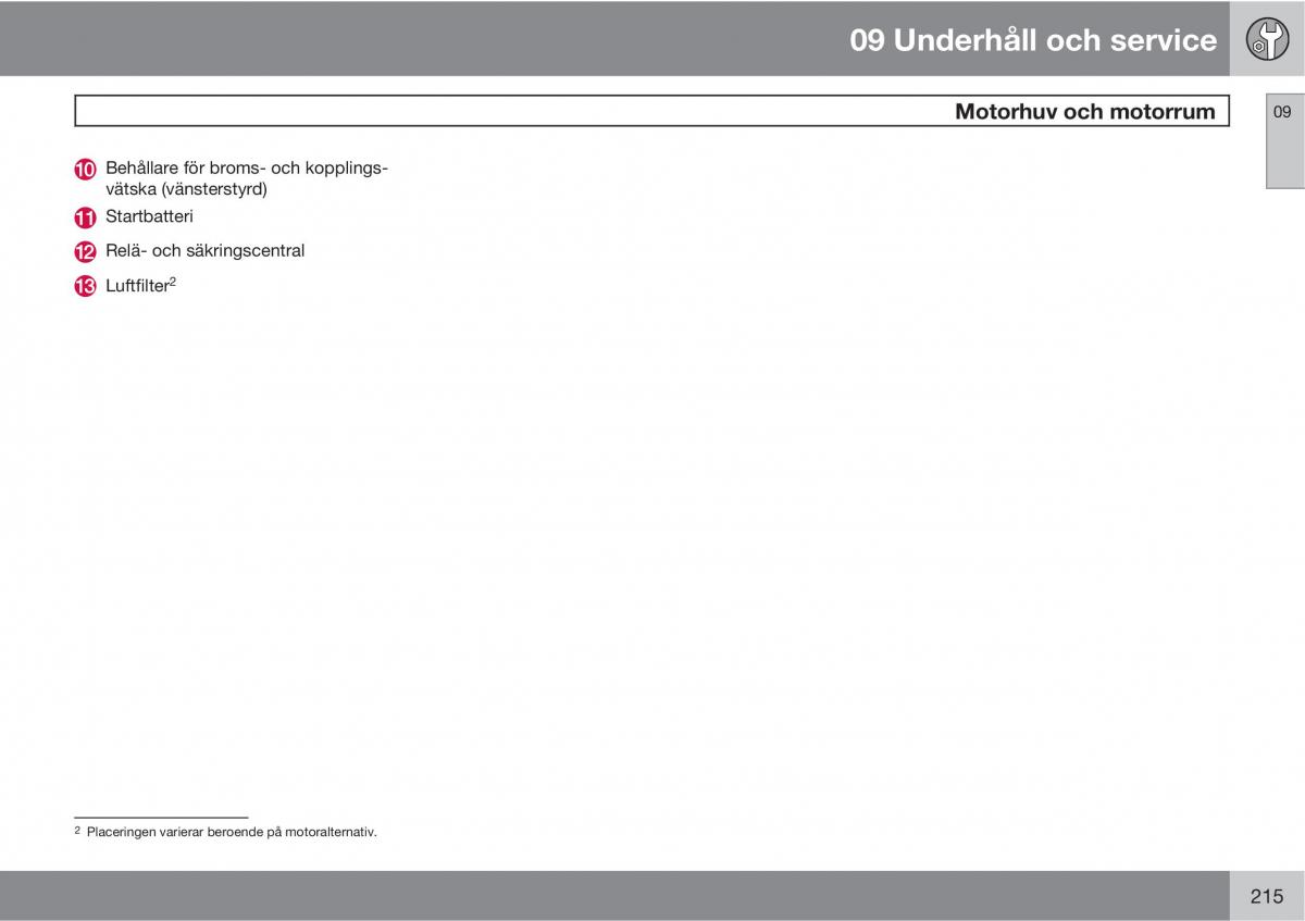 Volvo C30 instruktionsbok / page 217