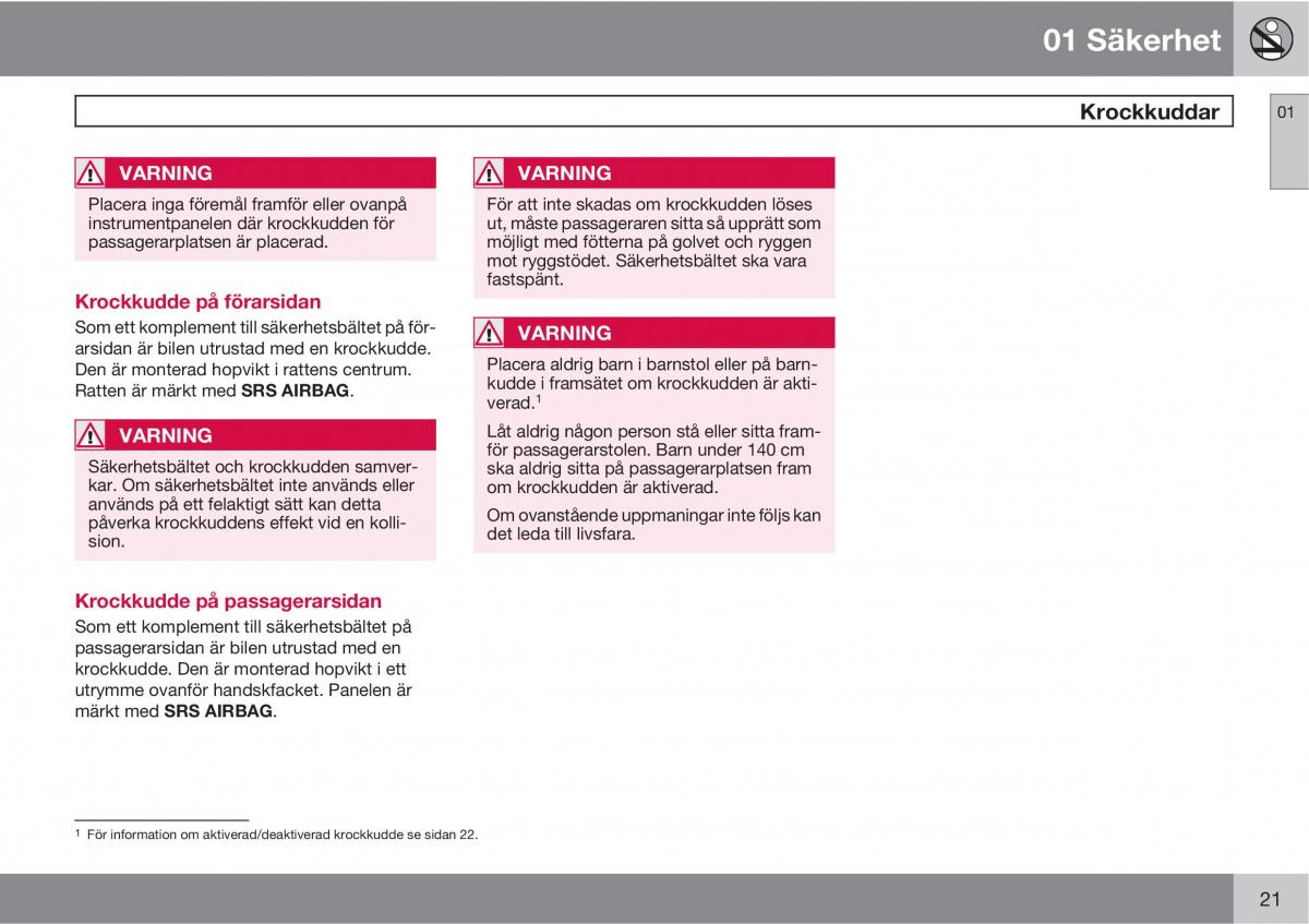 Volvo C30 instruktionsbok / page 23