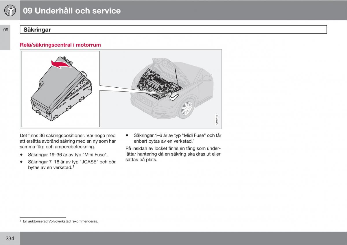 Volvo C30 instruktionsbok / page 236