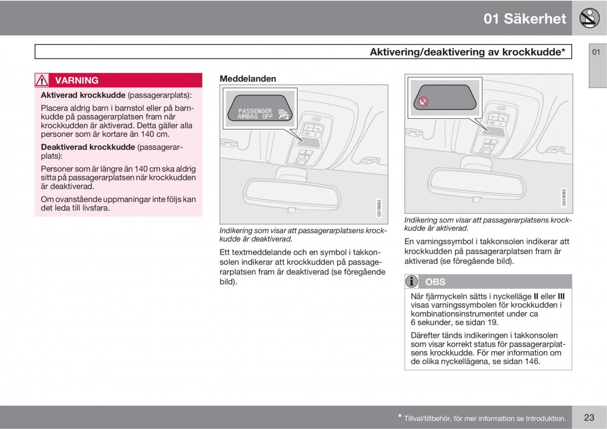 Volvo C30 instruktionsbok / page 25