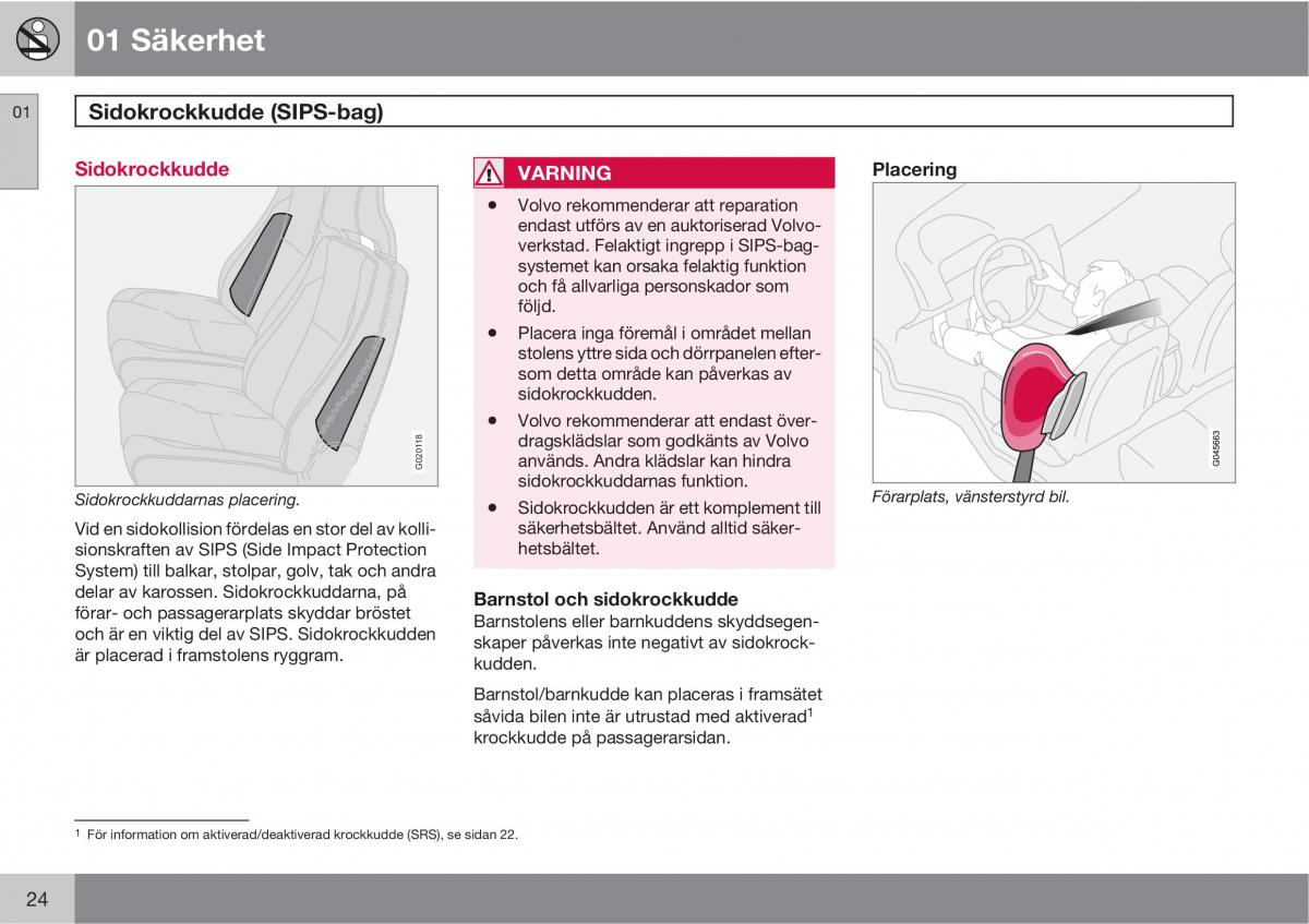 Volvo C30 instruktionsbok / page 26