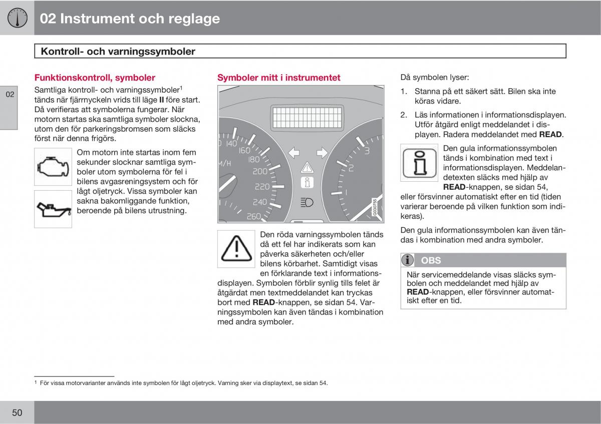 Volvo C30 instruktionsbok / page 52