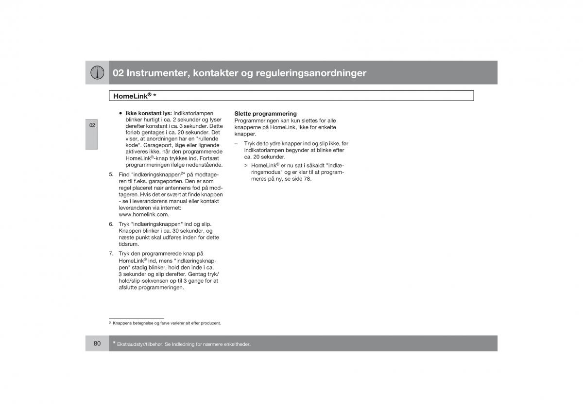 Volvo S40 II 2 Bilens instruktionsbog / page 81