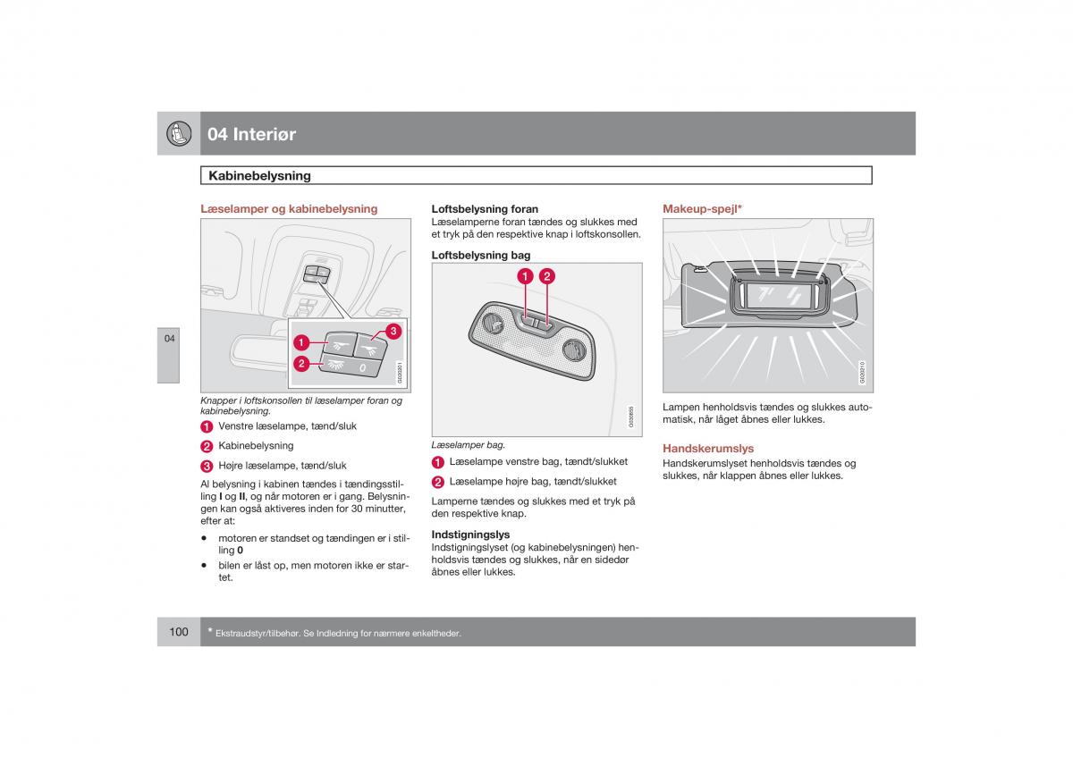 Volvo S40 II 2 Bilens instruktionsbog / page 101