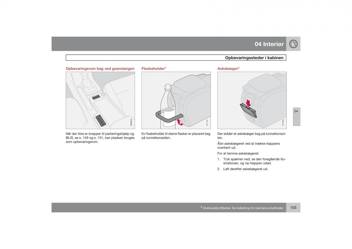 Volvo S40 II 2 Bilens instruktionsbog / page 106