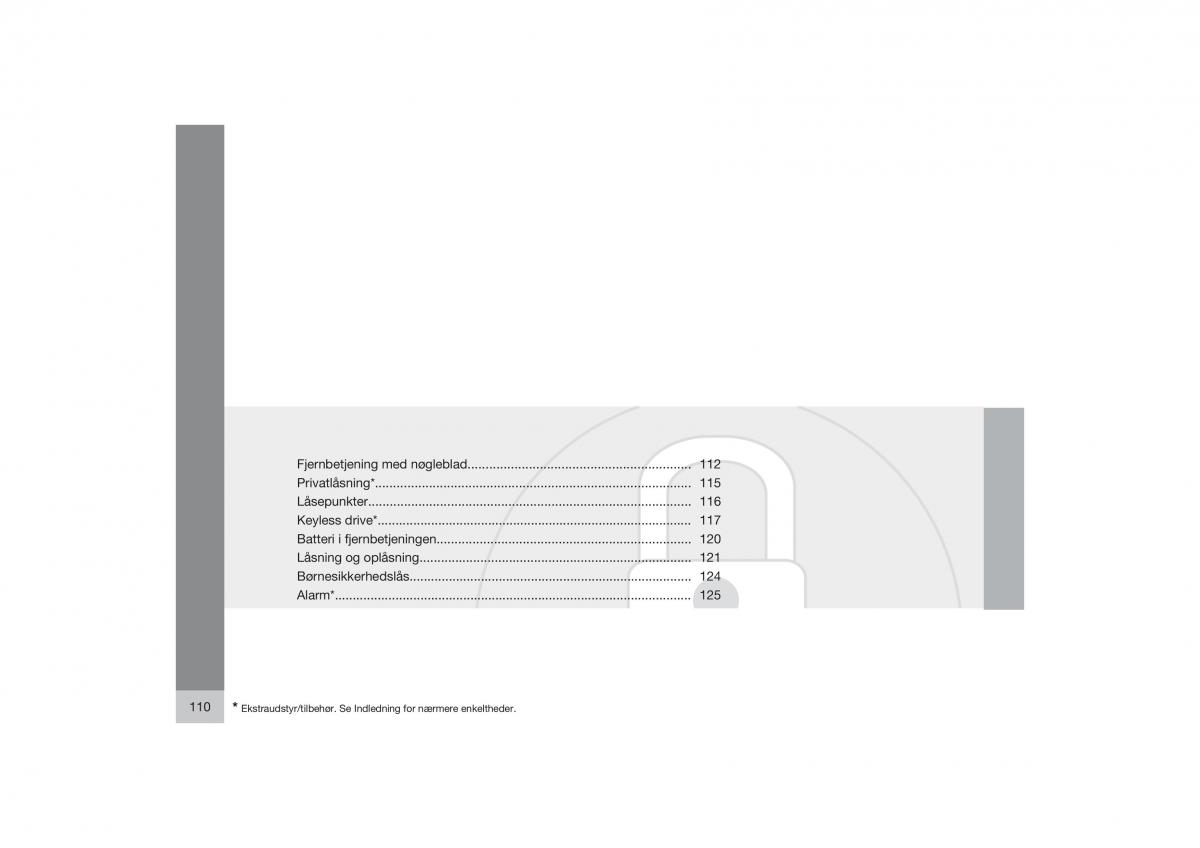 Volvo S40 II 2 Bilens instruktionsbog / page 111