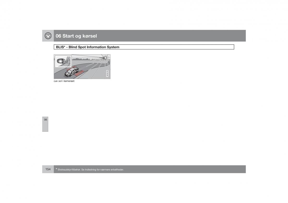 Volvo S40 II 2 Bilens instruktionsbog / page 155