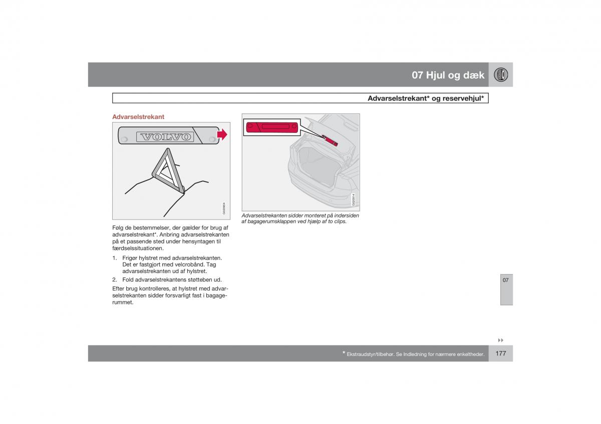 Volvo S40 II 2 Bilens instruktionsbog / page 178