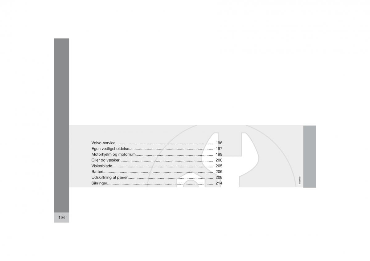 Volvo S40 II 2 Bilens instruktionsbog / page 195