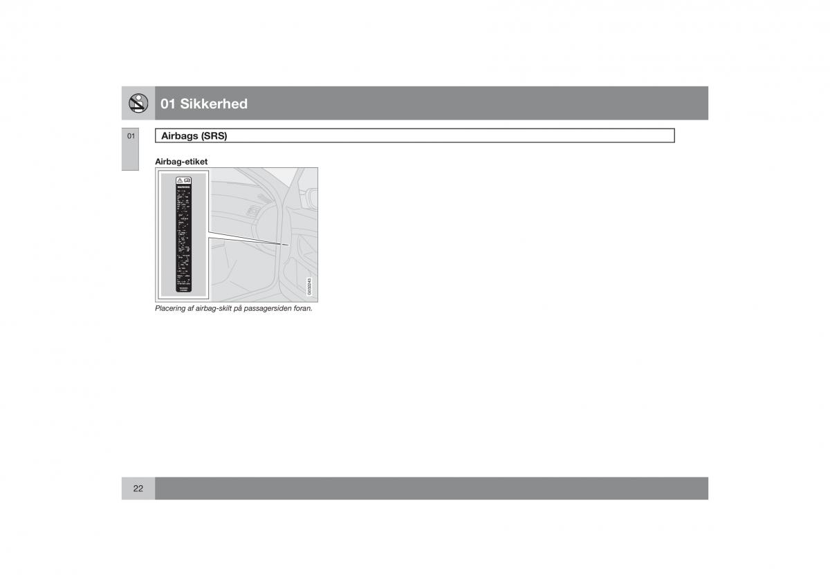 Volvo S40 II 2 Bilens instruktionsbog / page 23