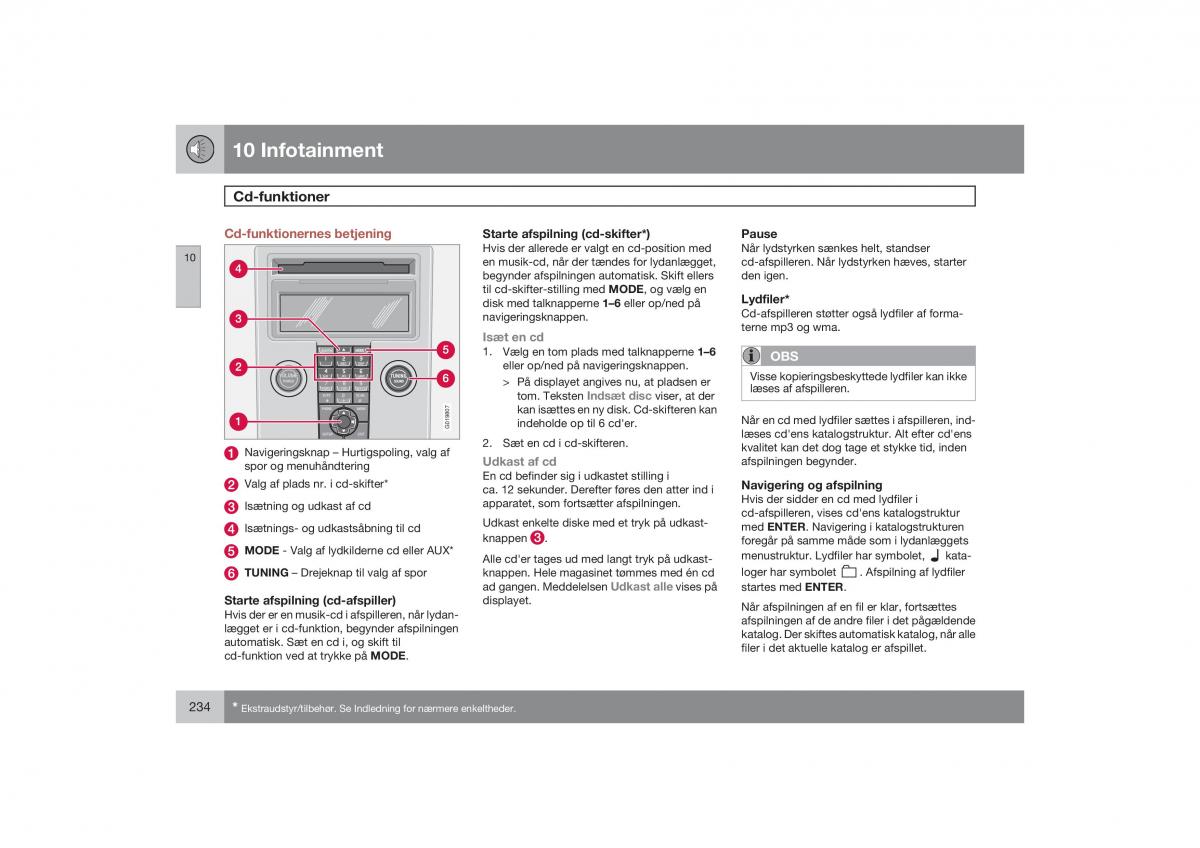 Volvo S40 II 2 Bilens instruktionsbog / page 235