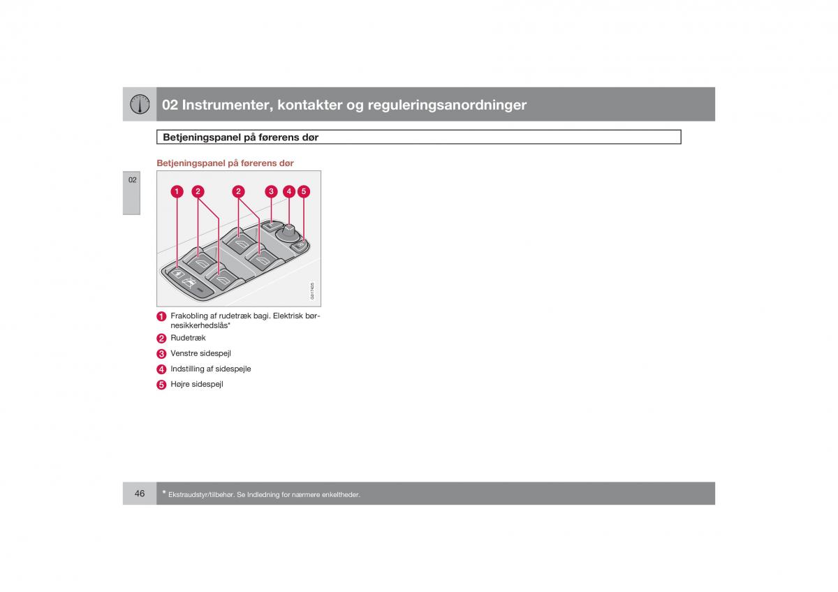 Volvo S40 II 2 Bilens instruktionsbog / page 47