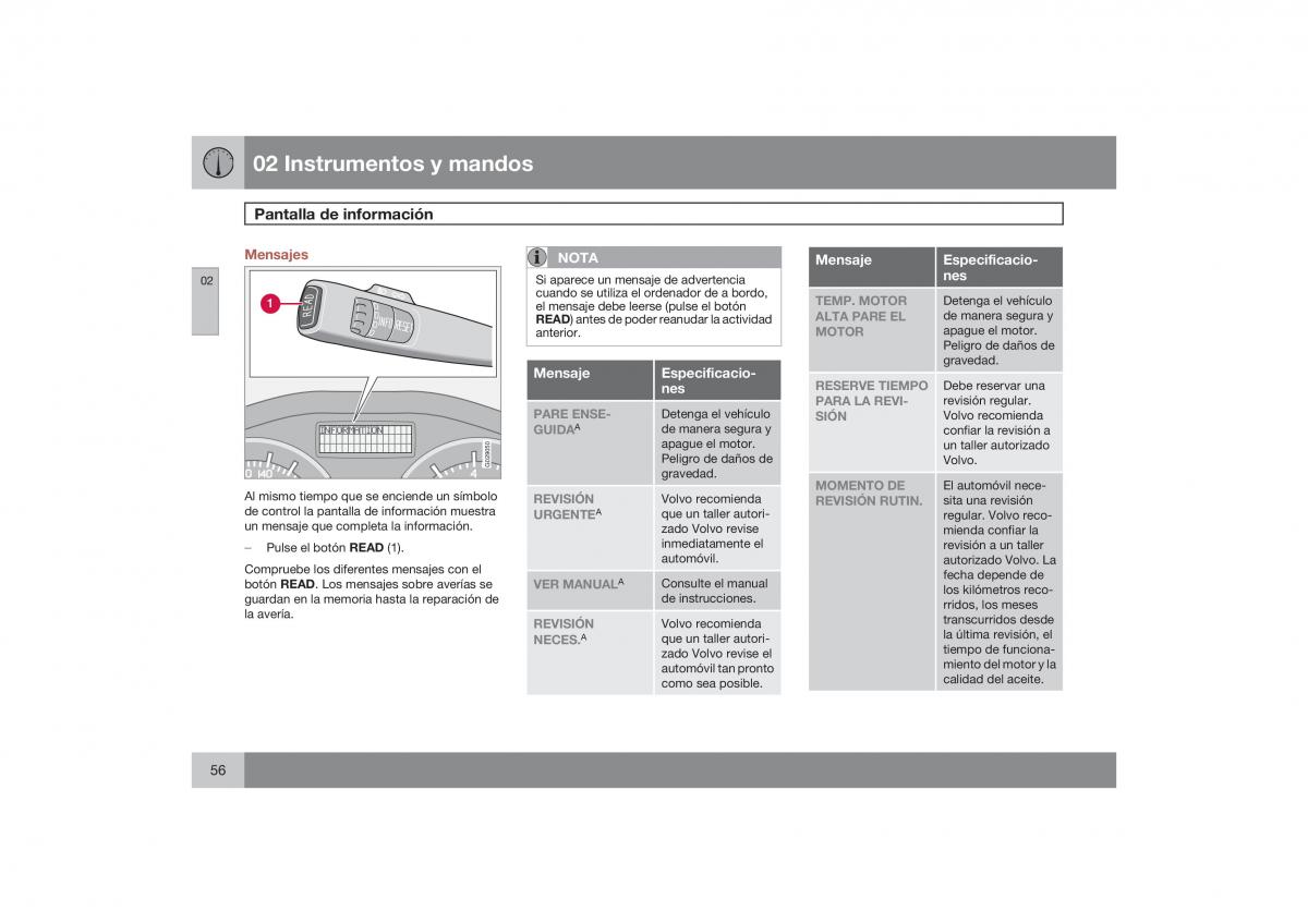 Volvo S40 II 2 manual del propietario / page 57