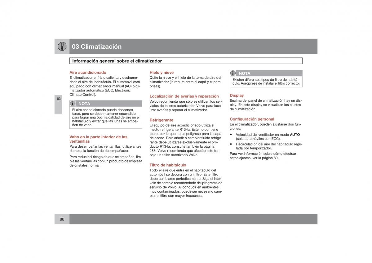 Volvo S40 II 2 manual del propietario / page 89