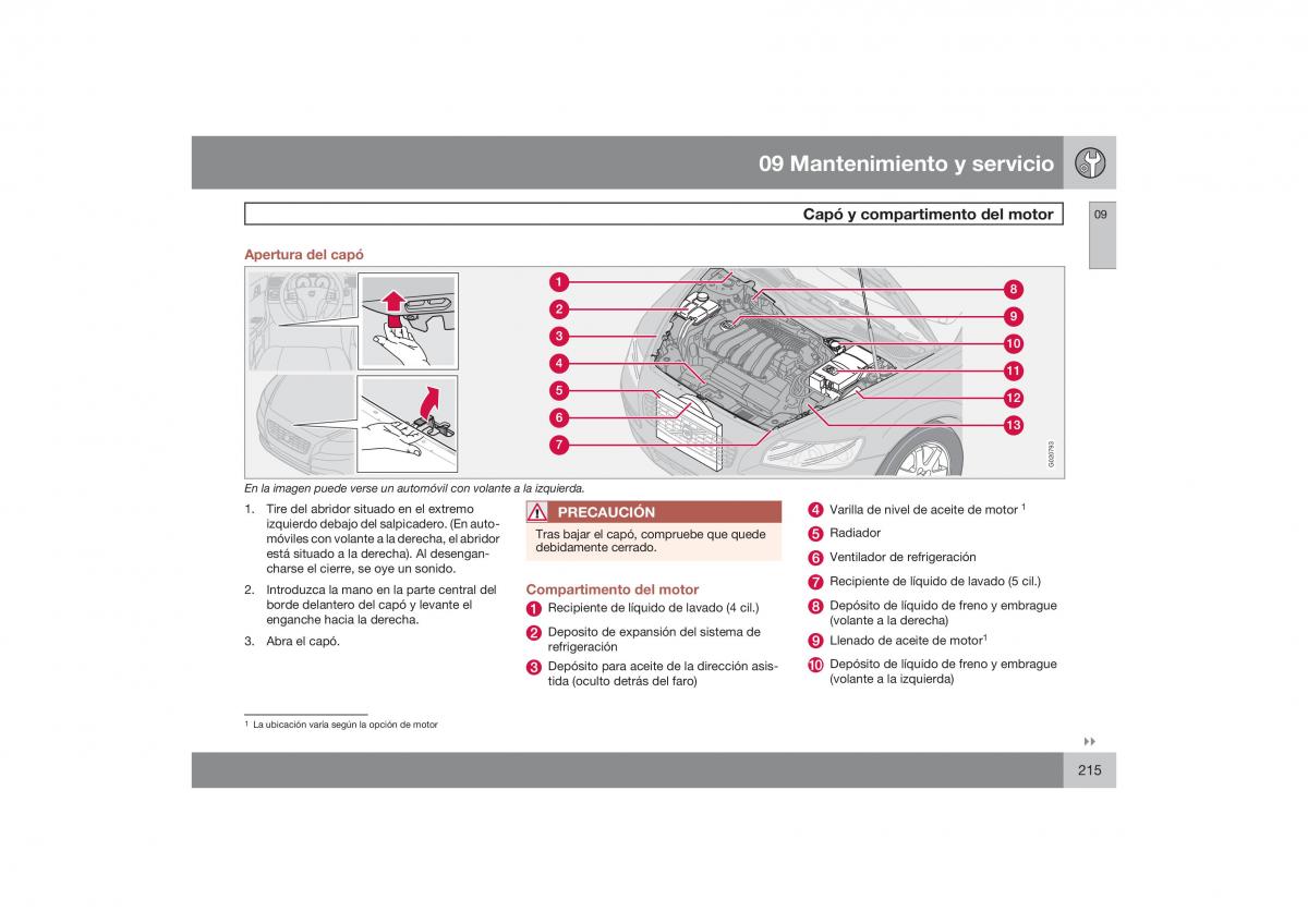 Volvo S40 II 2 manual del propietario / page 216