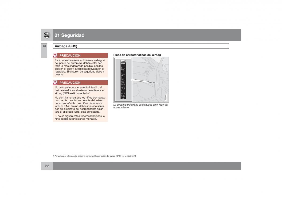 Volvo S40 II 2 manual del propietario / page 23