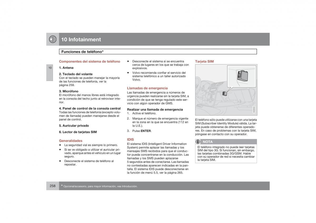 Volvo S40 II 2 manual del propietario / page 259