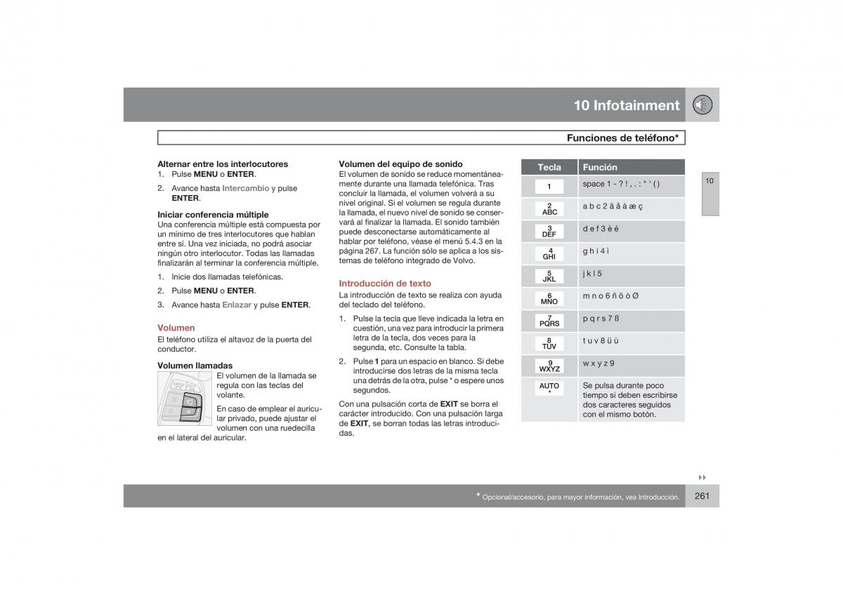 Volvo S40 II 2 manual del propietario / page 262