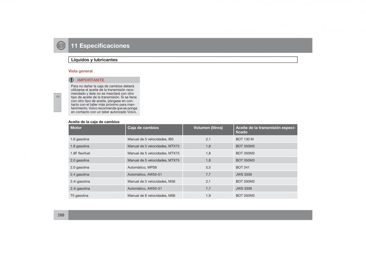 Volvo S40 II 2 manual del propietario / page 289