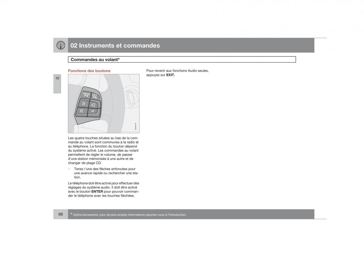 Volvo S40 II 2 manuel du proprietaire / page 69