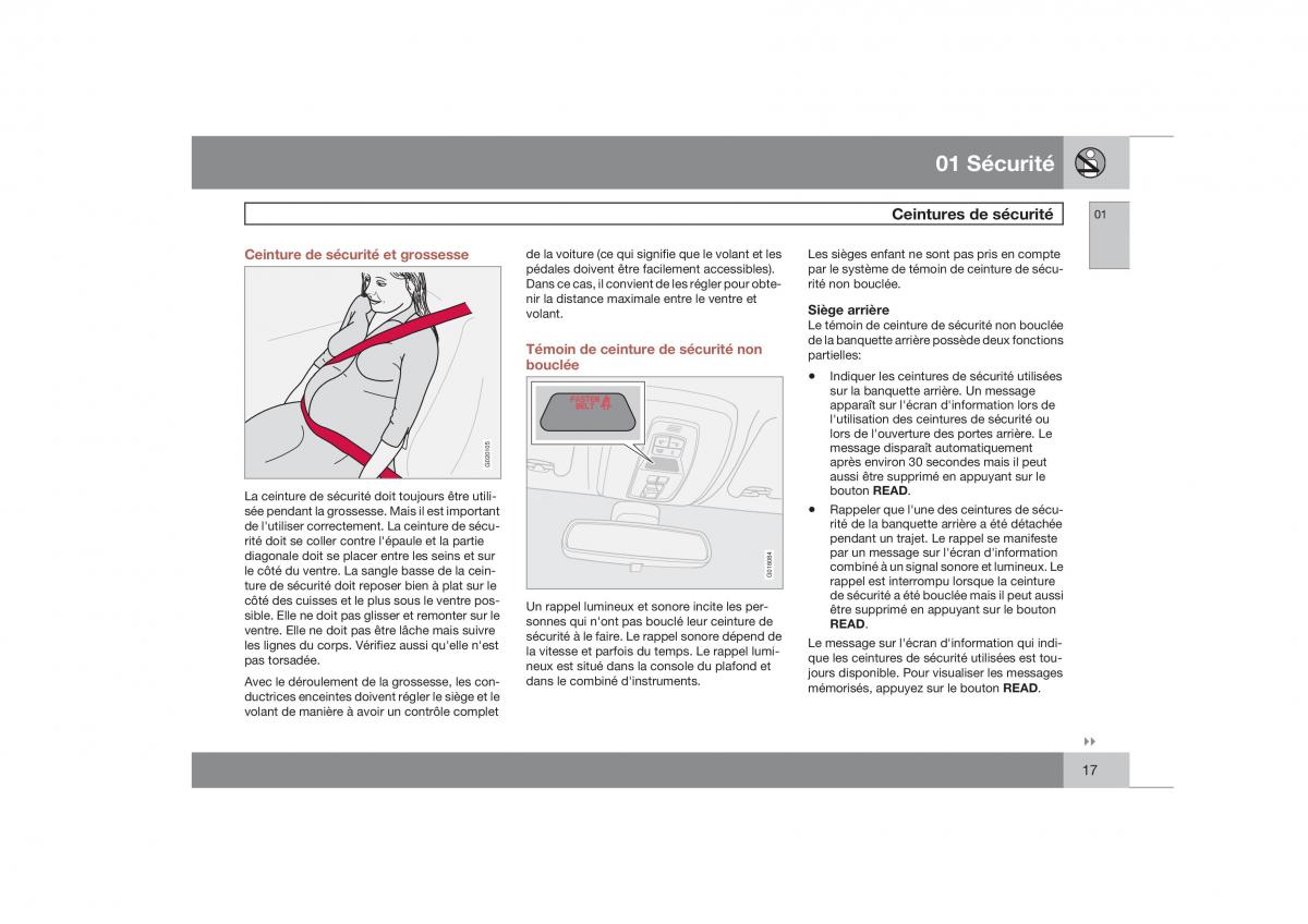 Volvo S40 II 2 manuel du proprietaire / page 18