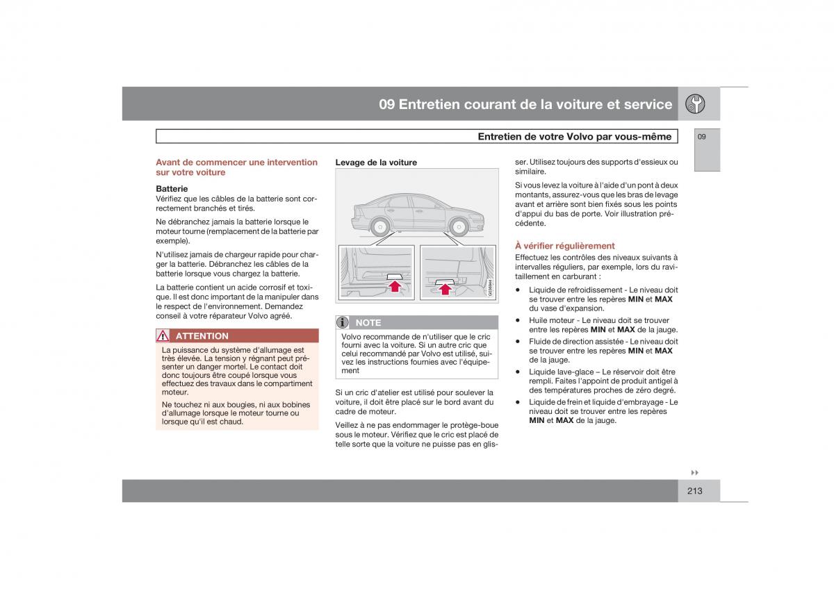 Volvo S40 II 2 manuel du proprietaire / page 214