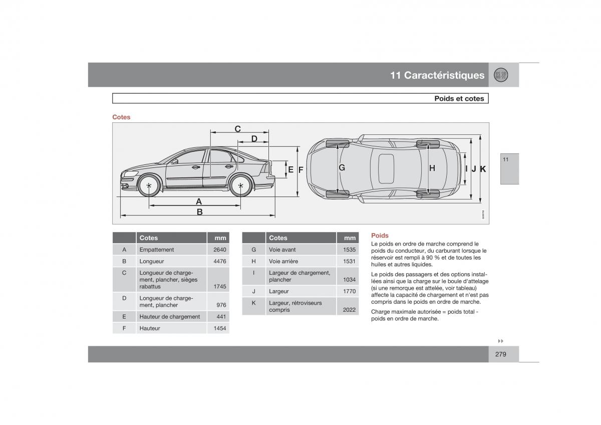 Volvo S40 II 2 manuel du proprietaire / page 280