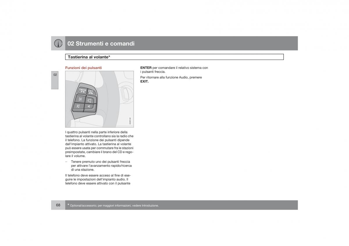 Volvo S40 II 2 manuale del proprietario / page 69