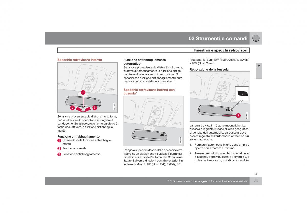 Volvo S40 II 2 manuale del proprietario / page 74