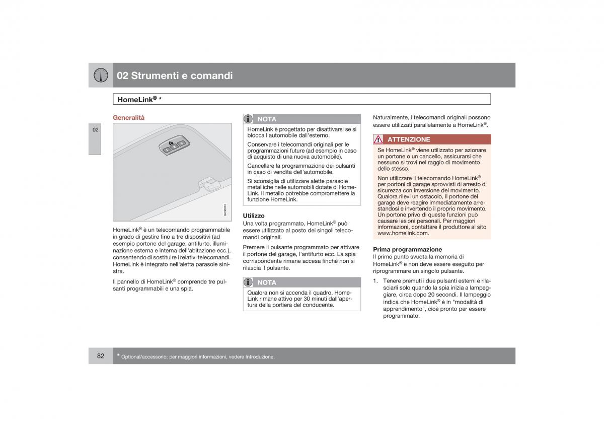 Volvo S40 II 2 manuale del proprietario / page 83