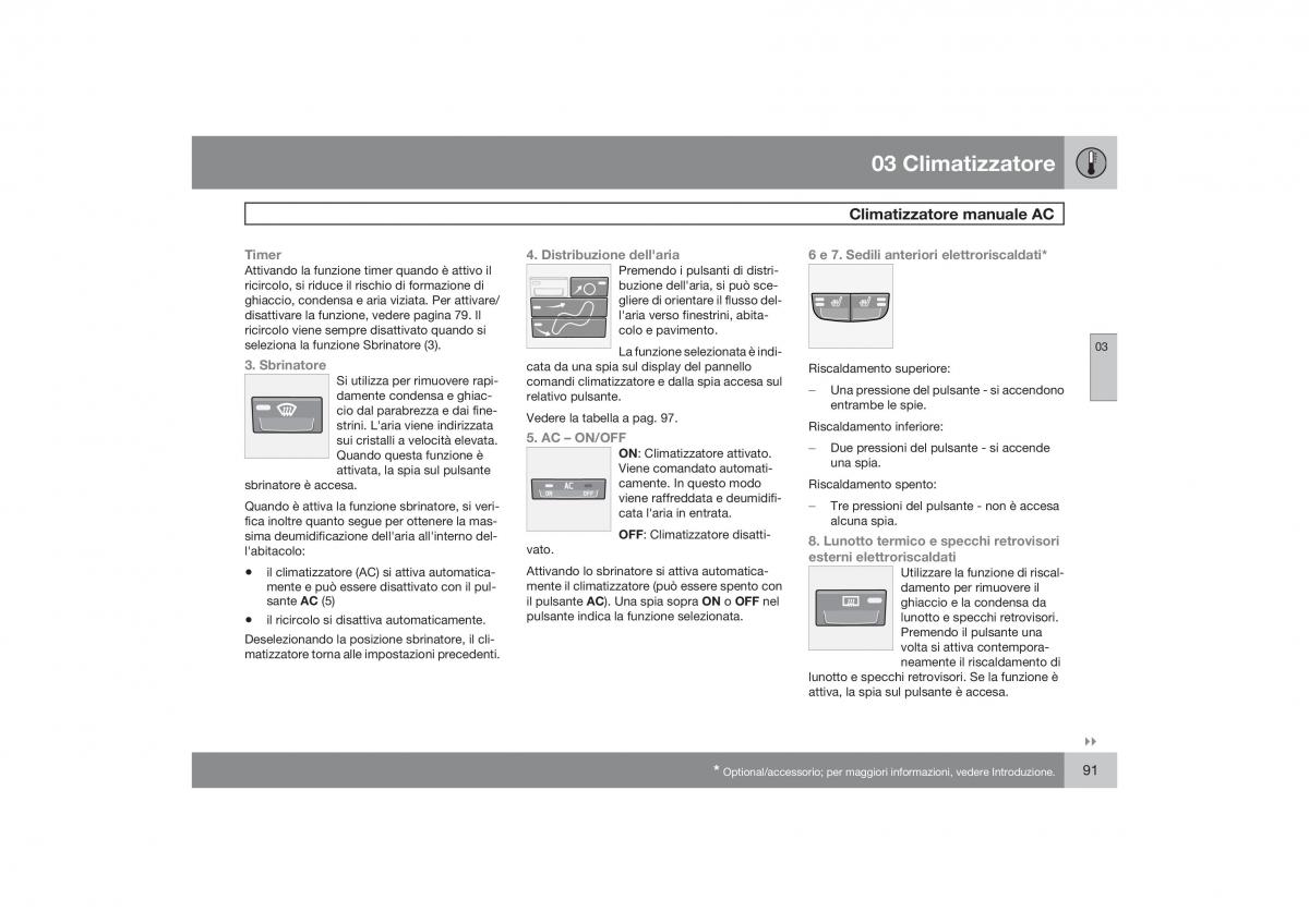 Volvo S40 II 2 manuale del proprietario / page 92